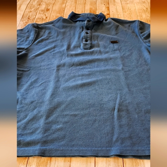 Authentic Burberry Brit Mens Shirt Blue Color Size Small XL Polo - Picture 6 of 10